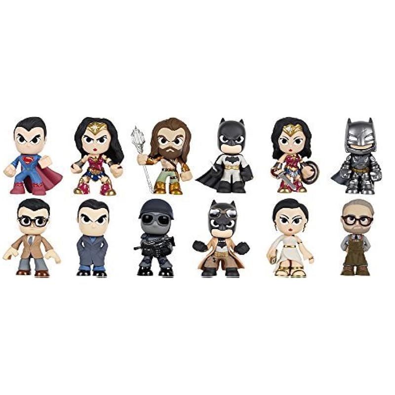 Batman Vs Superman Mystery Minis Toy Figures (4 Pack) Funko Action Figures