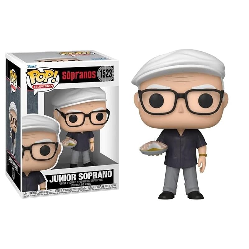 Bobbleheads Funko Funko Pop The Sopranos Series 2 + Protector: Pop! TV Vinyl Figure (Gift Set Bundled with ToyBop Brand Box Protector Collector Case) (Junior Soprano)