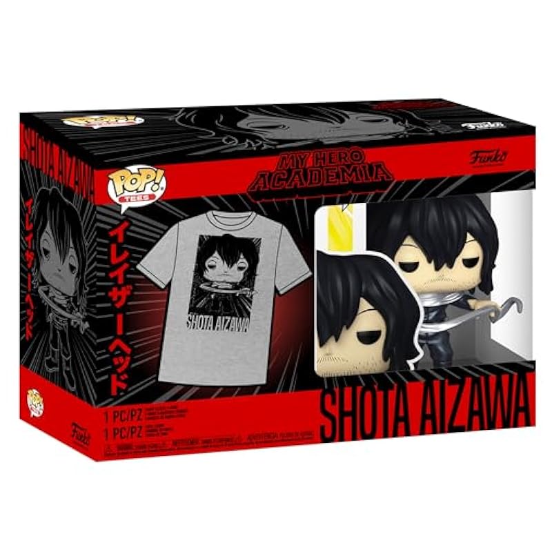 Bobbleheads Funko Funko Pop! & Tee: My Hero Academia - Shota Aizawa - S Small