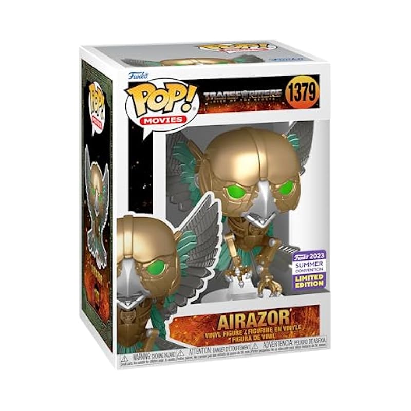 Funko Funko Pop! Movies: Transformers Rise of The Beasts - Airazor, 2023 Summer Convention Exclusive Action Figures