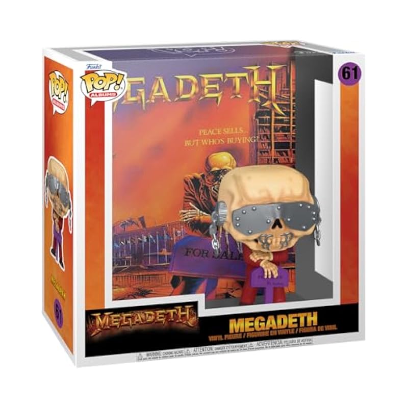 Funko Funko Pop! Albums: Megadeth - Peace Sells... But Who's Buying? Display Cases