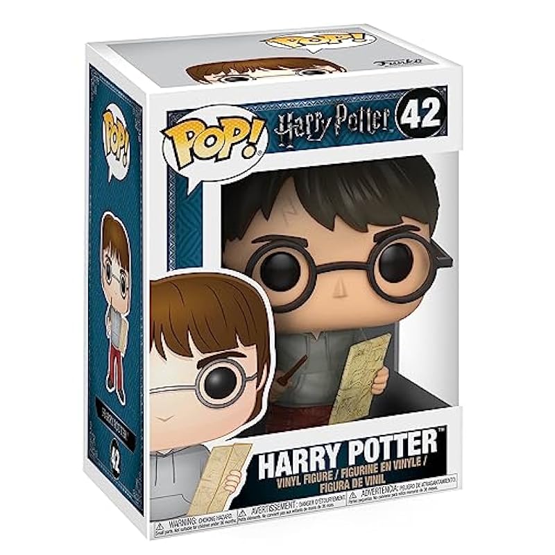 Funko Pop Movies Potter-Harry w/Marauders Map w Toy Standard Statues Funko