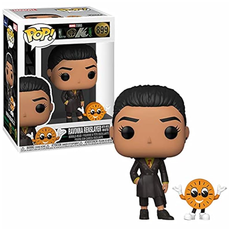 POP Marvel: Loki - Ravonna Renslayer with Miss Minute Funko Vinyl Figure (Bundled with Compatible Box Protector Case) Funko Bobbleheads