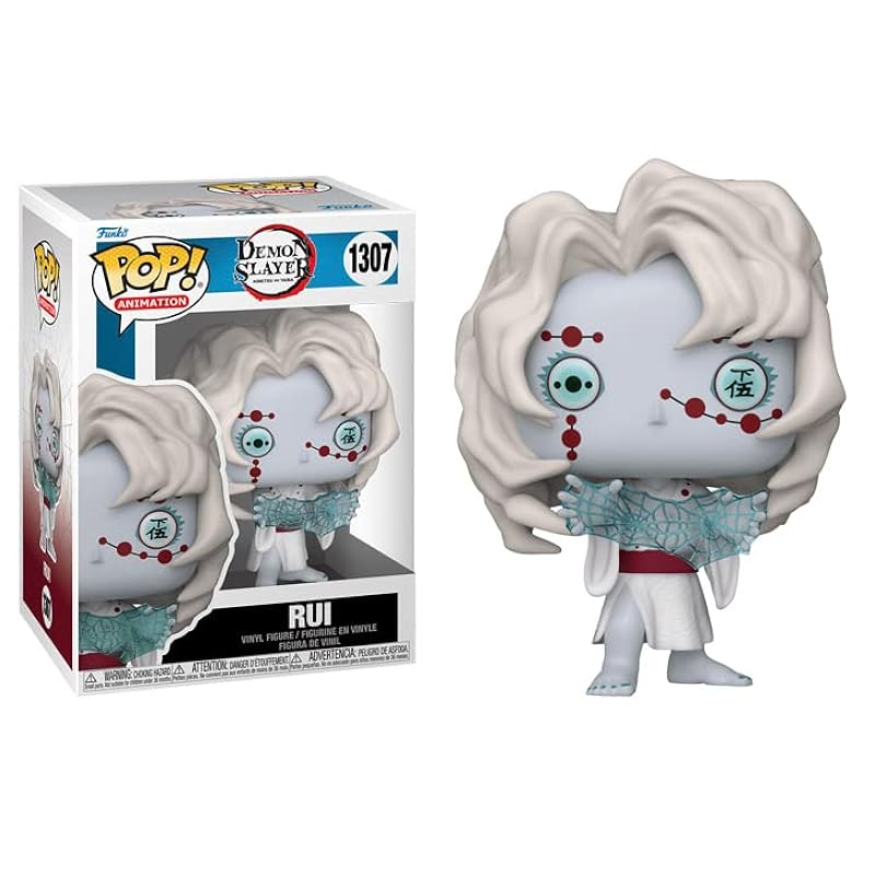 POP Demon Slayer - Rui Funko Vinyl Figure (Bundled with Compatible Box Protector Case), Multi, 3.75 inches Funko Action Figures