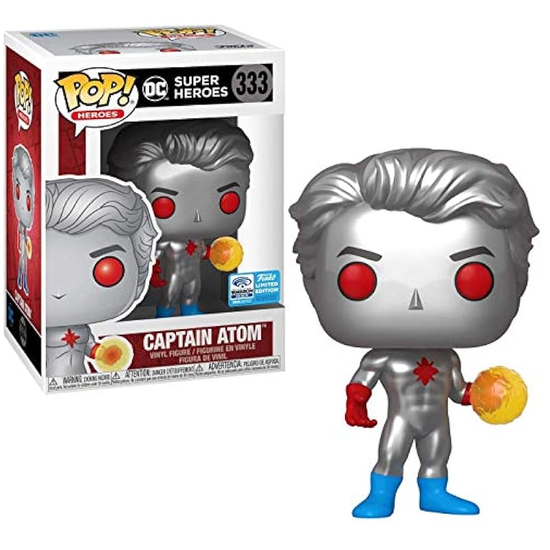 Funko Funko Pop! Heroes: DC - Captain Atom Vinyl Figure WonderCon 2020 Limited Edition Amazon Exclusive Action Figures