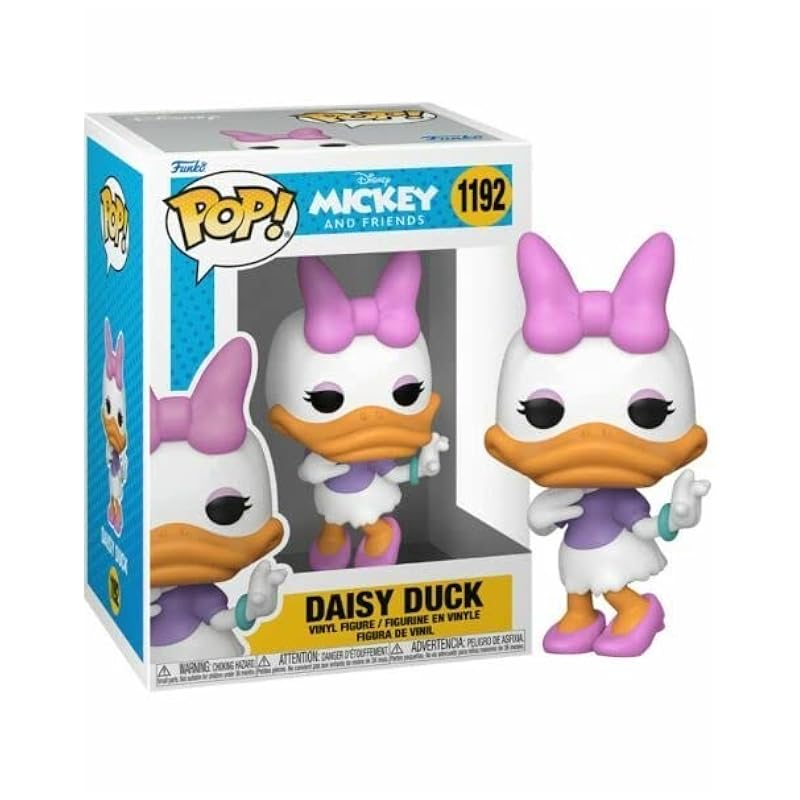 Action Figures Funko Funko + Protector: Mickey and Friends Pop! Disney Classics Vinyl Figure (Bundled with ToyBop Box Protector Collector Case) (Daisy Duck)