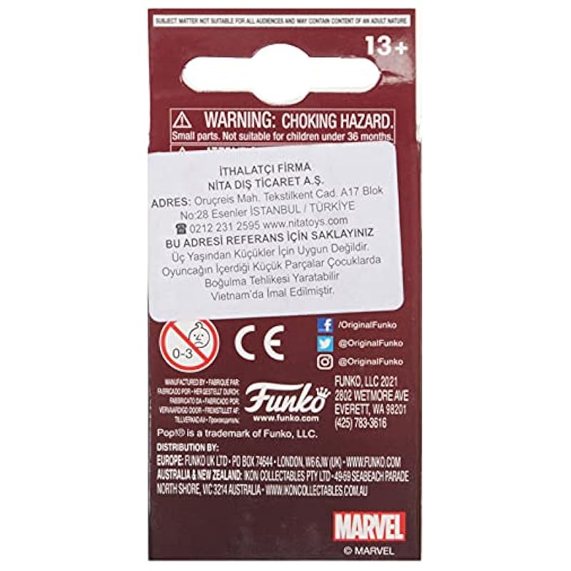 Funko Funko Pop! Keychain: Marvel Zombies - Thor Bobbleheads