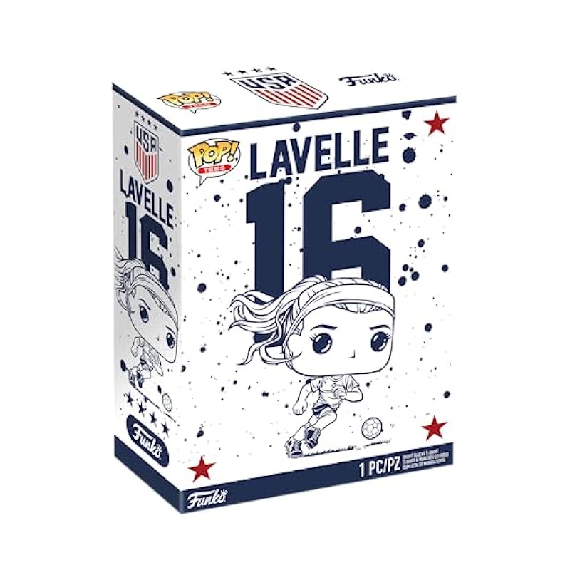 Toys & Game Room Funko Funko Pop! Boxed Tee: The U.S Women's National Soccer Team - Rose Lavelle - XL