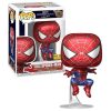 Funko Bobbleheads Friendly Neighborhood Spider-Man No Way Home Metallic Exclusive #1158 (Bundled with Compatible Pop Box Protector)