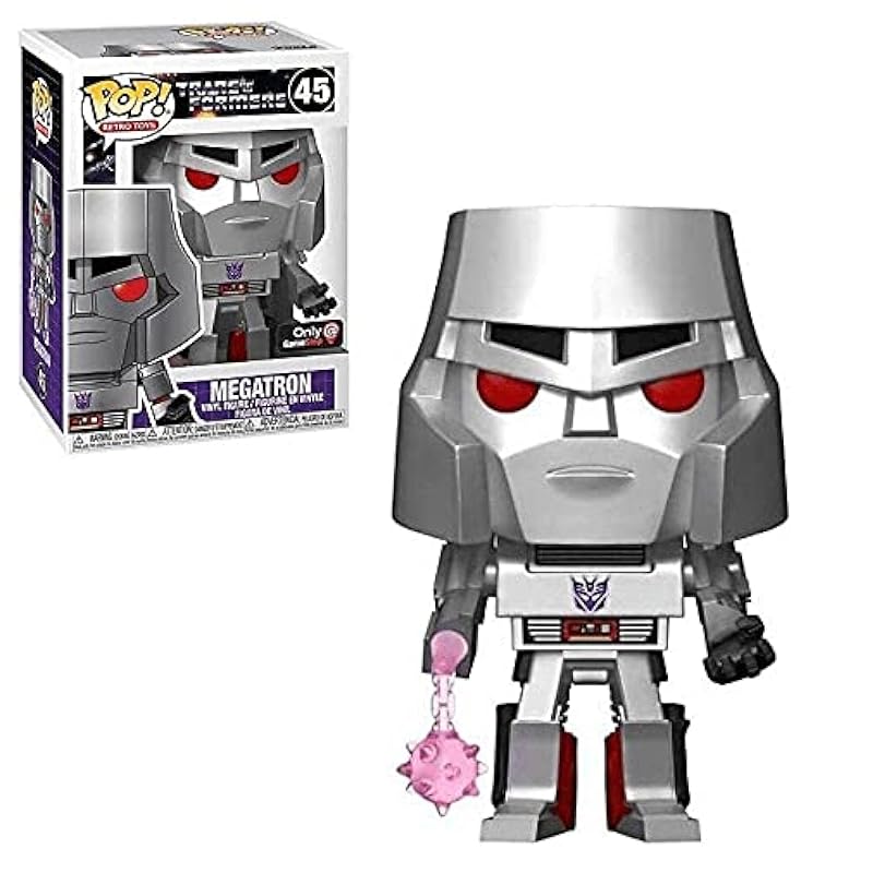 Funko Pop! Retro Toys #45: Transformers - Megatron with Energon Mace, GameStop Exclusive Funko Action Figures