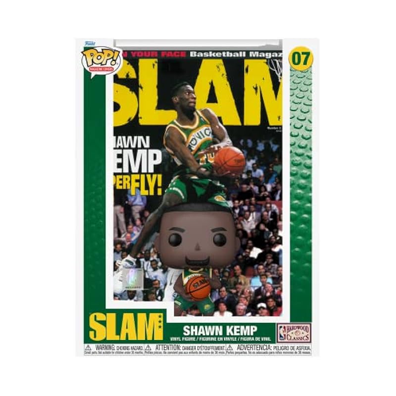 Funko Funko Pop! NBA Cover: SLAM - Shawn Kemp Action Figures & Toy Figurines