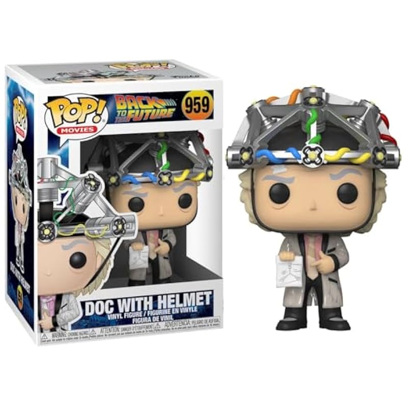 Funko Pop! Movies: Back to The Future - Doc with Helmet Funko Action Figures