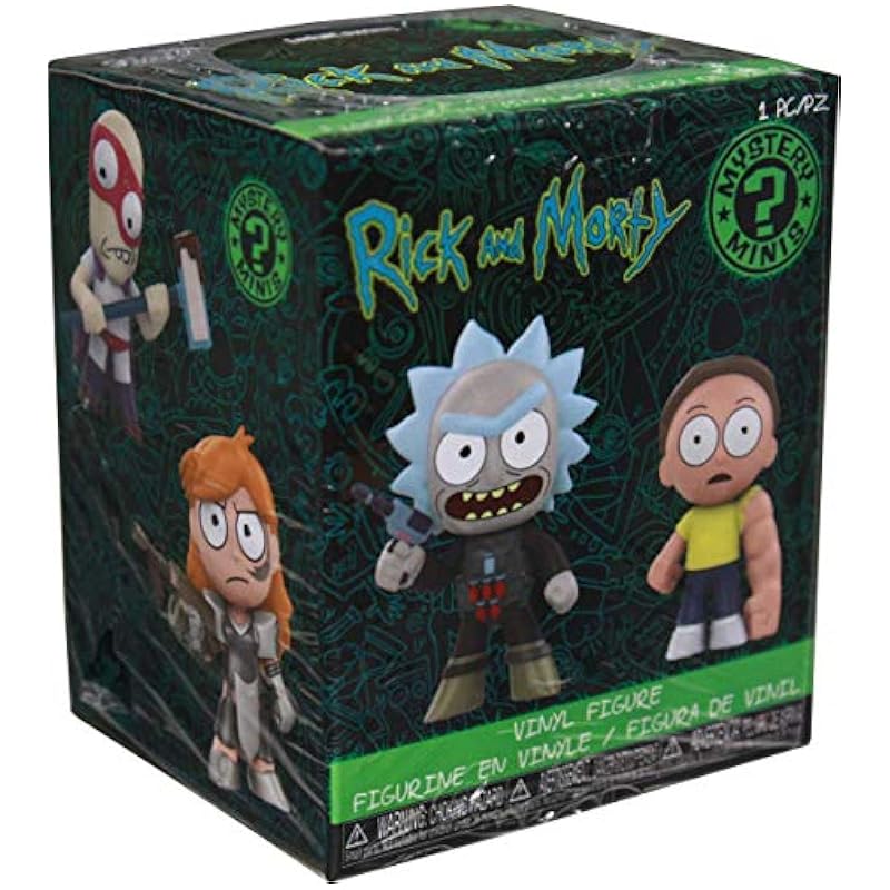 Funko Funko Blind Bag Plush: Rick and Morty - Rick and Morty (one Mystery Figure) Action Figure, Multi Plush Figures