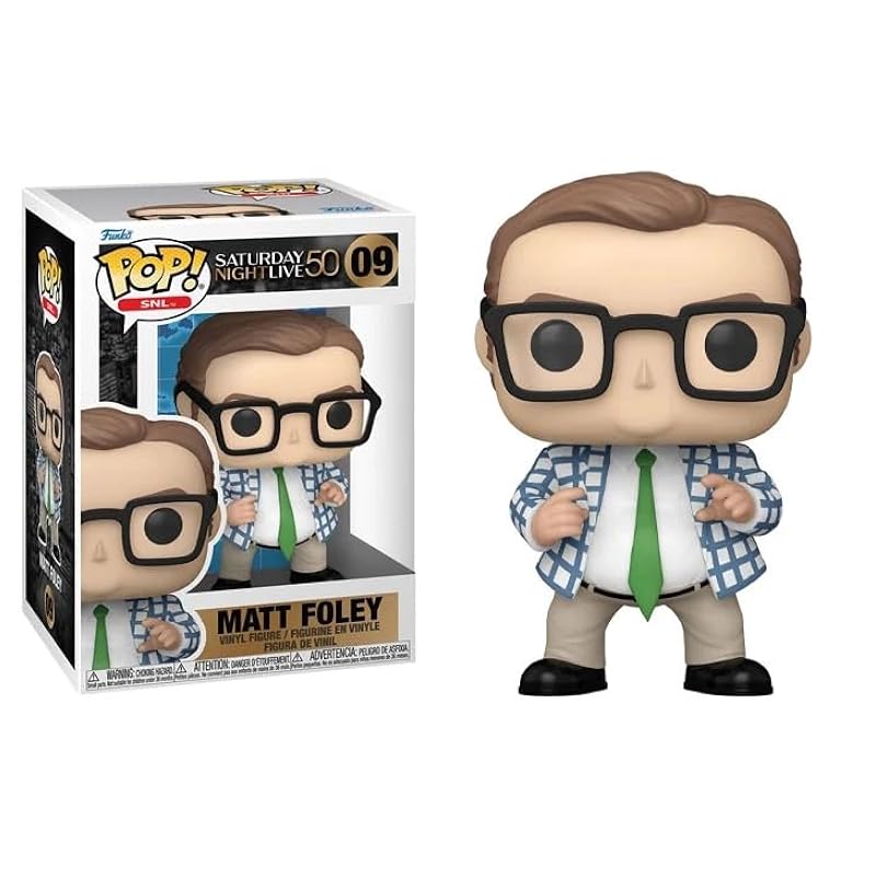 Funko SNL Matt Foley + Pop Protector: 50th Anniversary Pop! Retro TV Vinyl Figure (Gift Set Bundled with ToyBop Brand Box Protector Collector Case) Funko Bobbleheads