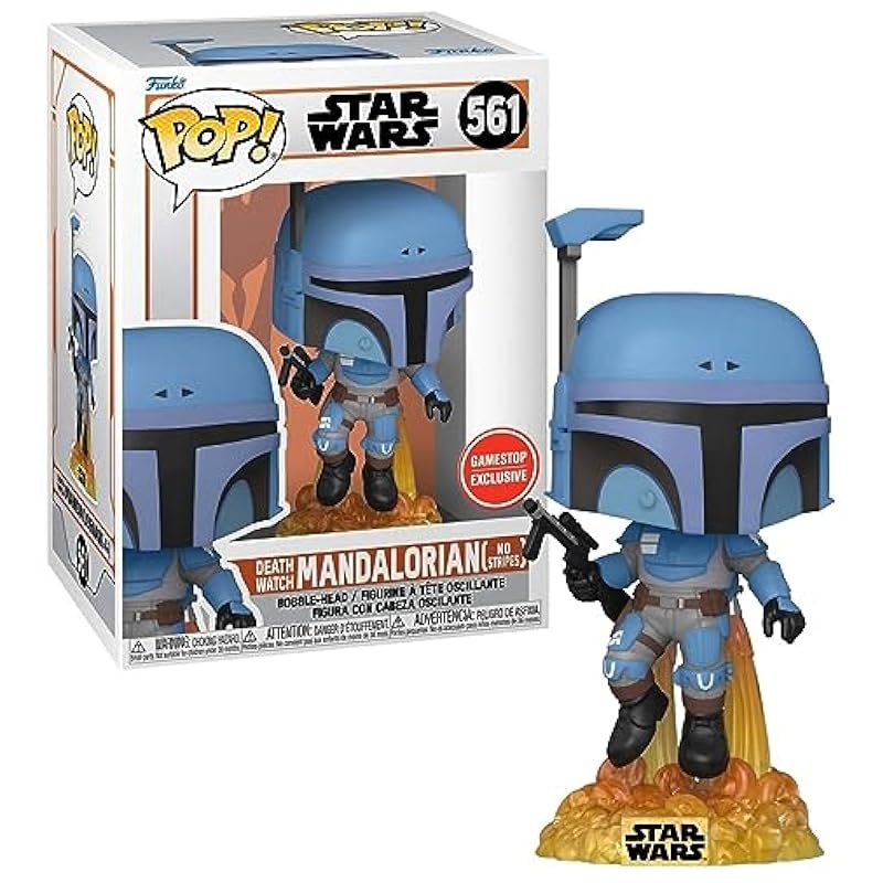Pop! Star Wars 561 Death Watch Mandalorian No Stripes Exclusive Funko Bobbleheads