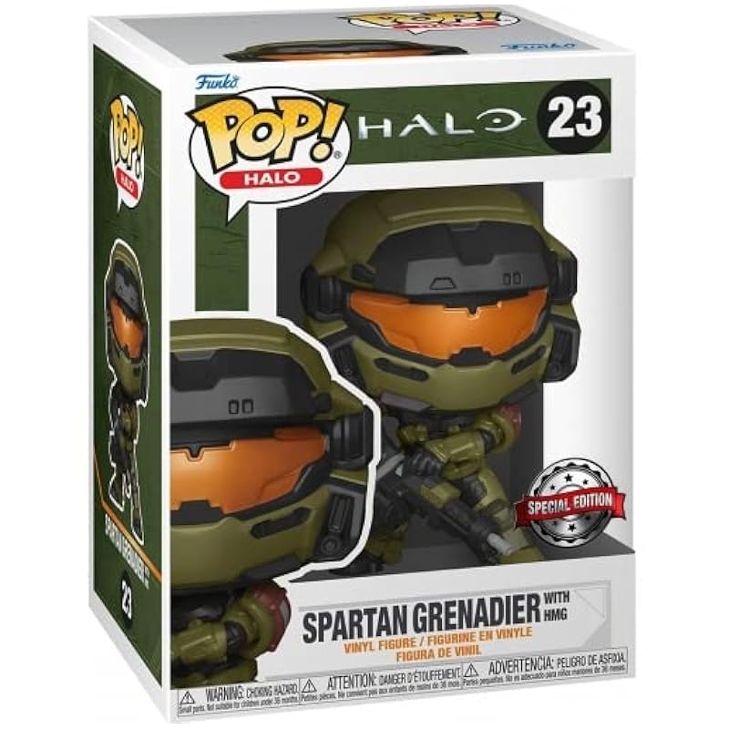 Bobbleheads Funko Funko POP! Games: Halo Infinite - Spartan Grenadier with HMG