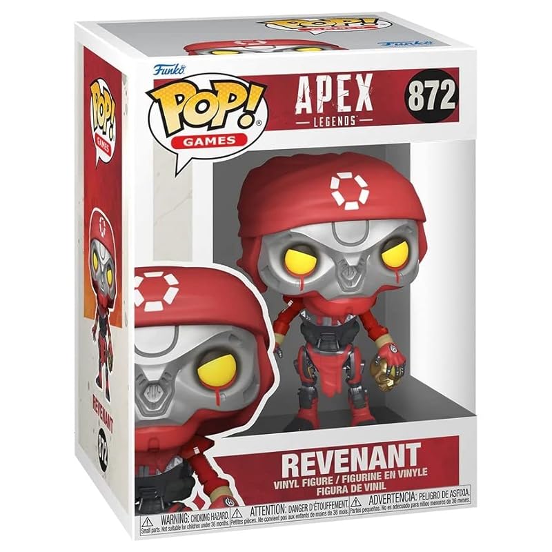 Action Figures Funko POP Apex Legends - Revenant Funko Vinyl Figure (Bundled with Compatible Box Protector Case), Multi, 3.75 inches