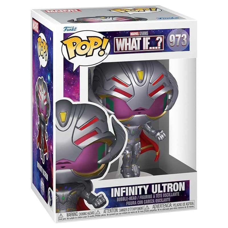 POP Marvel: What If? - Inifinity Ultron Funko Vinyl Figure (Bundled with Compatible Box Protector Case) Bobbleheads Funko