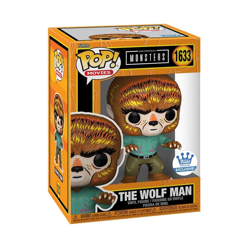 Bobbleheads Funko Funko Pop! Movies Universal Monsters The Wolf Man Vinyl Figure, 4.05 inches, Exclusive