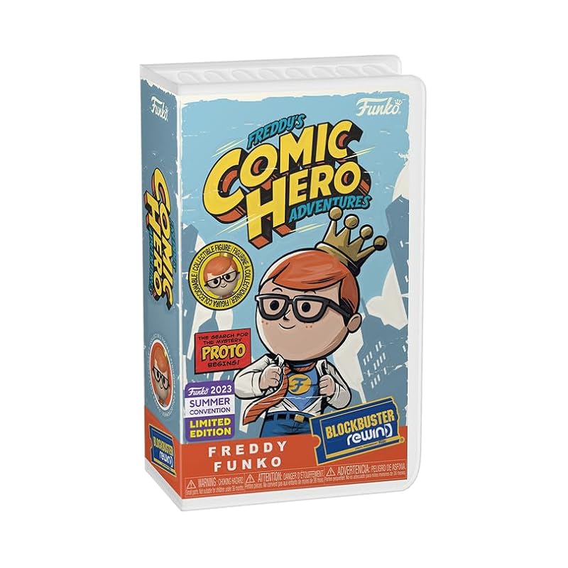 Funko Statues Funko x Blockbuster Rewind Originals - Freddy (Comic Hero Adventures) Sealed